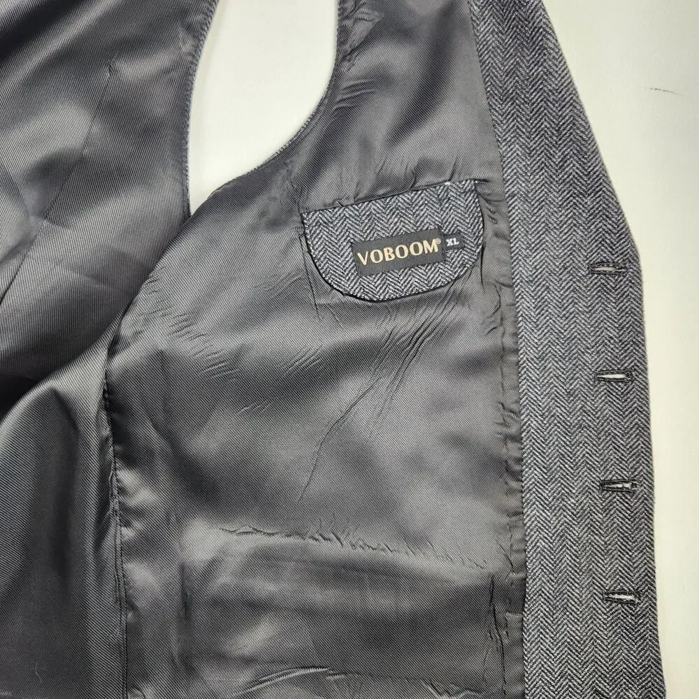 Voboom herringbone tweed